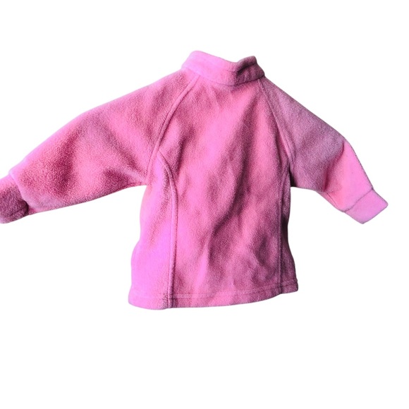Columbia baby size 6-12 months Pink Fleece full zip Jacket - Picture 2 of 5